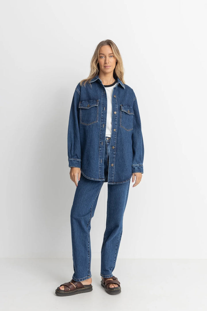 Oversized Denim Shacket