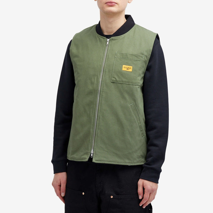 Padded Work Vest - Olive