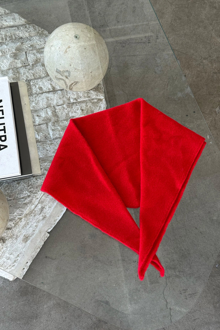 Cashmere Bandana - Red