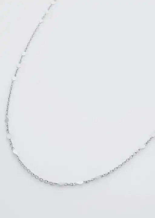 Morse Code Necklace - Silver