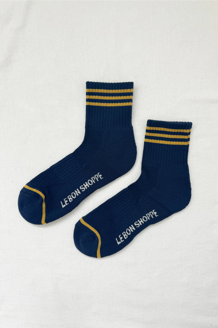 Girlfriend Socks - Navy