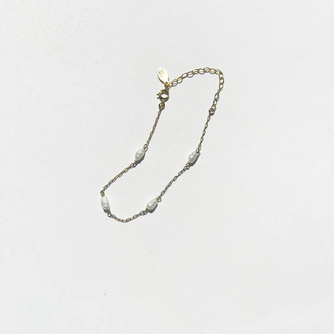 Seed Pearl Bracelet - Gold