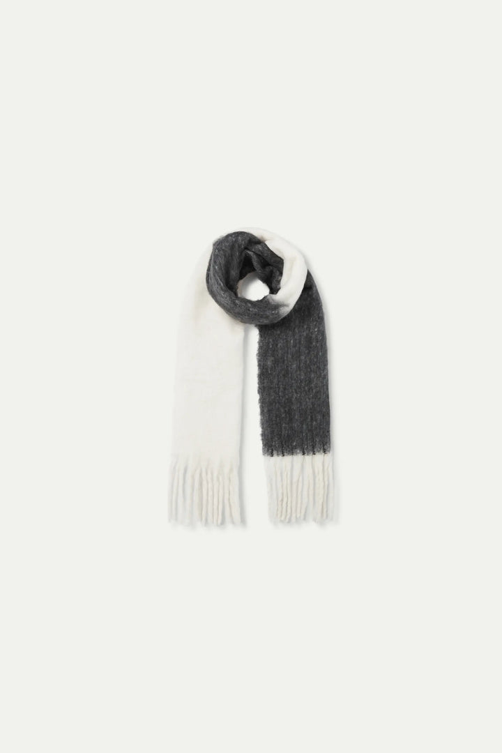 Oversized Scarf - Black / White