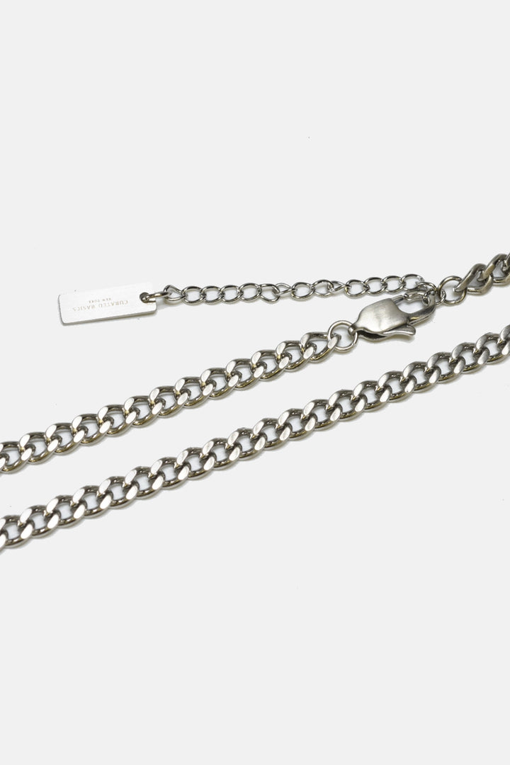 Curb Chain Necklace - Stainless Steel