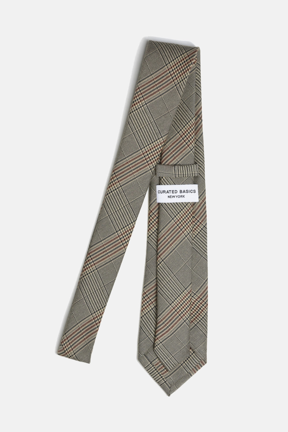 Necktie - Brown Glen Plaid