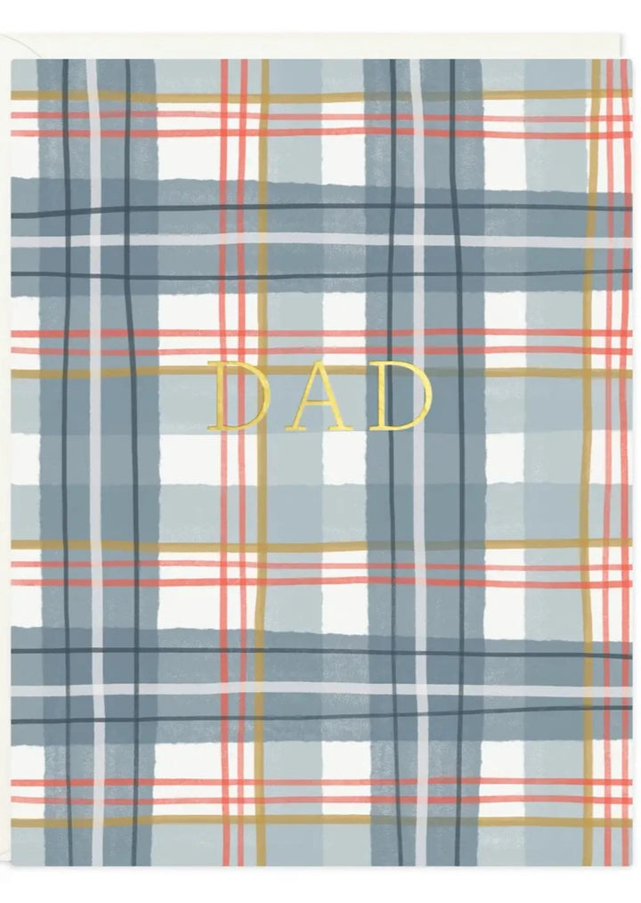 Plaid Dad Card