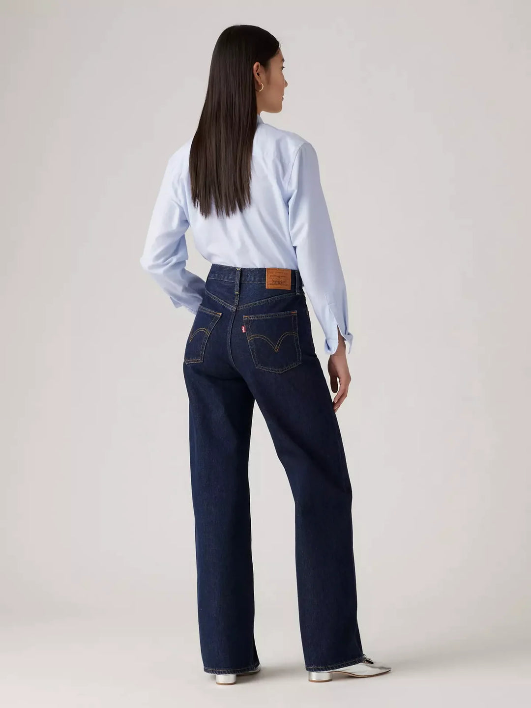 Ribcage Wide Leg Jeans - Shaded View