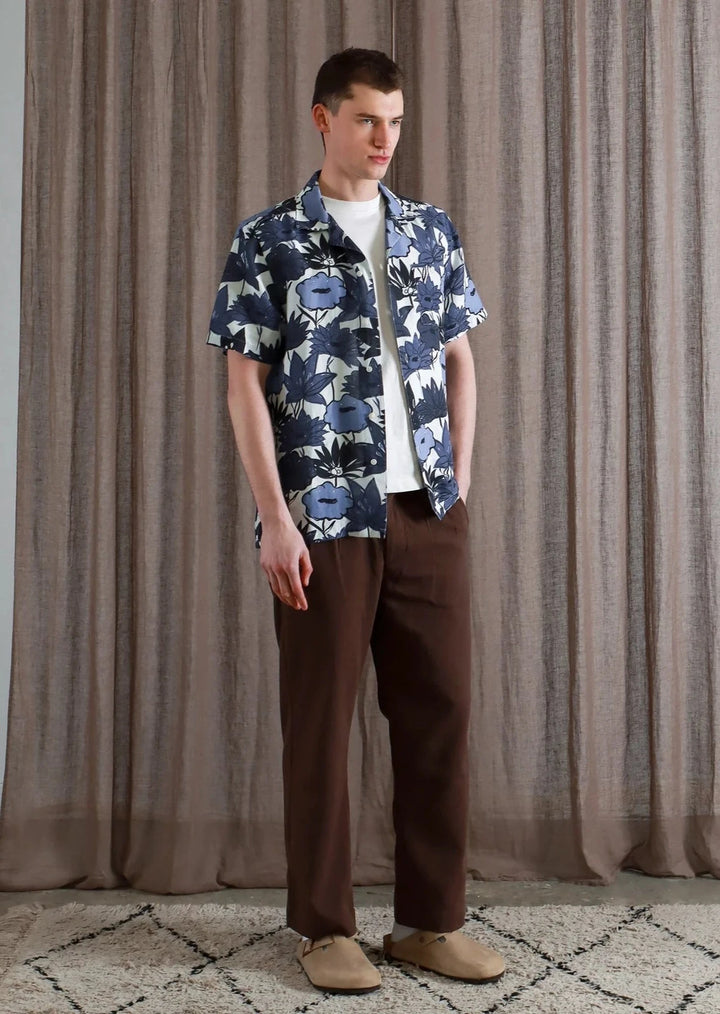 Selleck S/S Shirt - Navy Iris