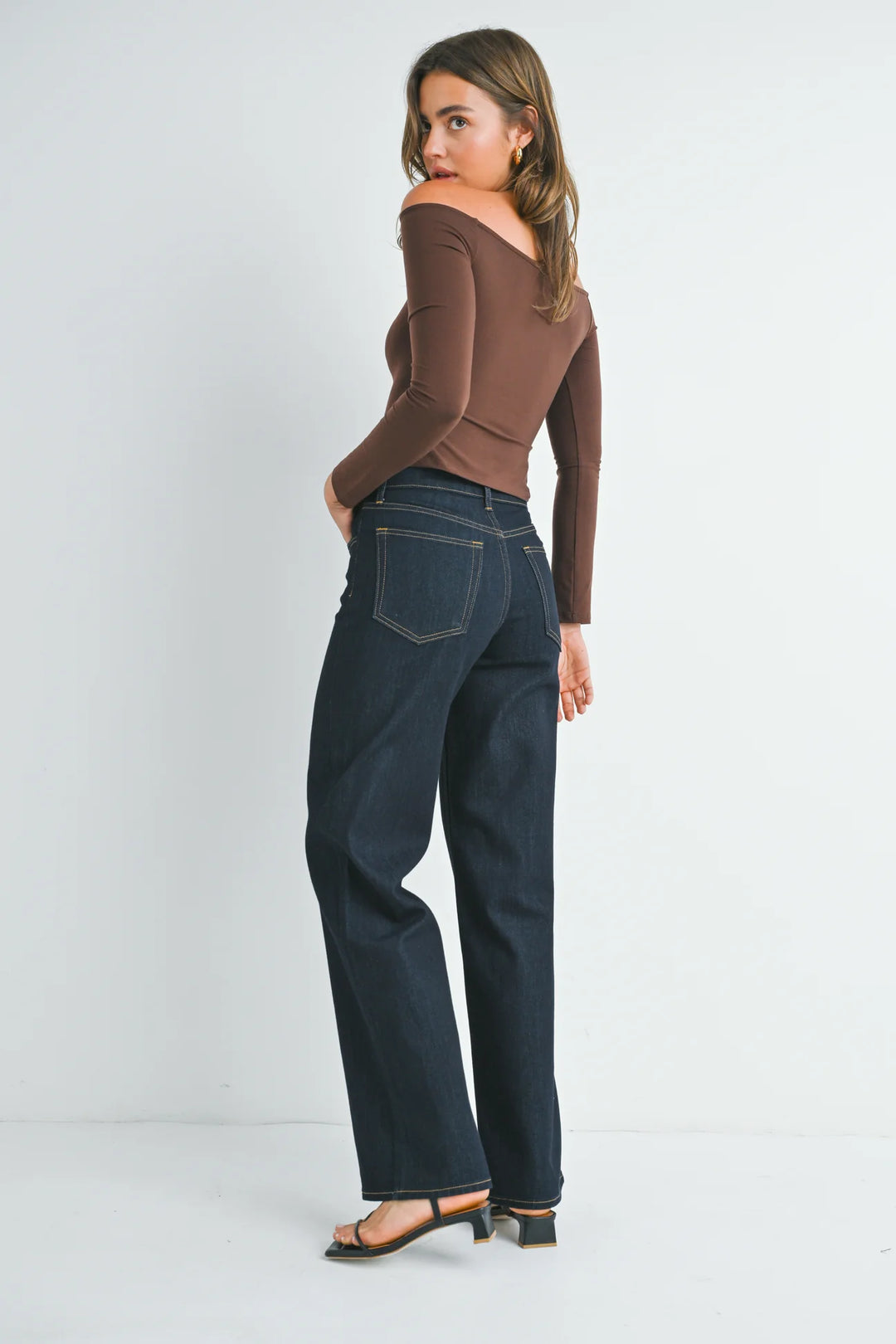 Relaxed Wide Leg Jeans - Sup