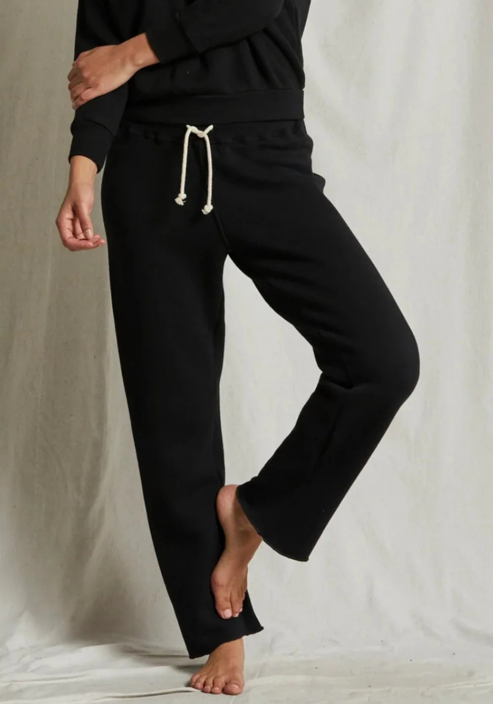 Collins Straight Leg Sweatpants - True Black