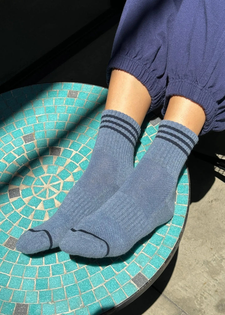 Girlfriend Socks - Indigo