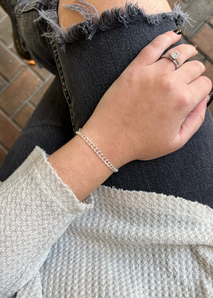 Halle Chain Bracelet - Silver