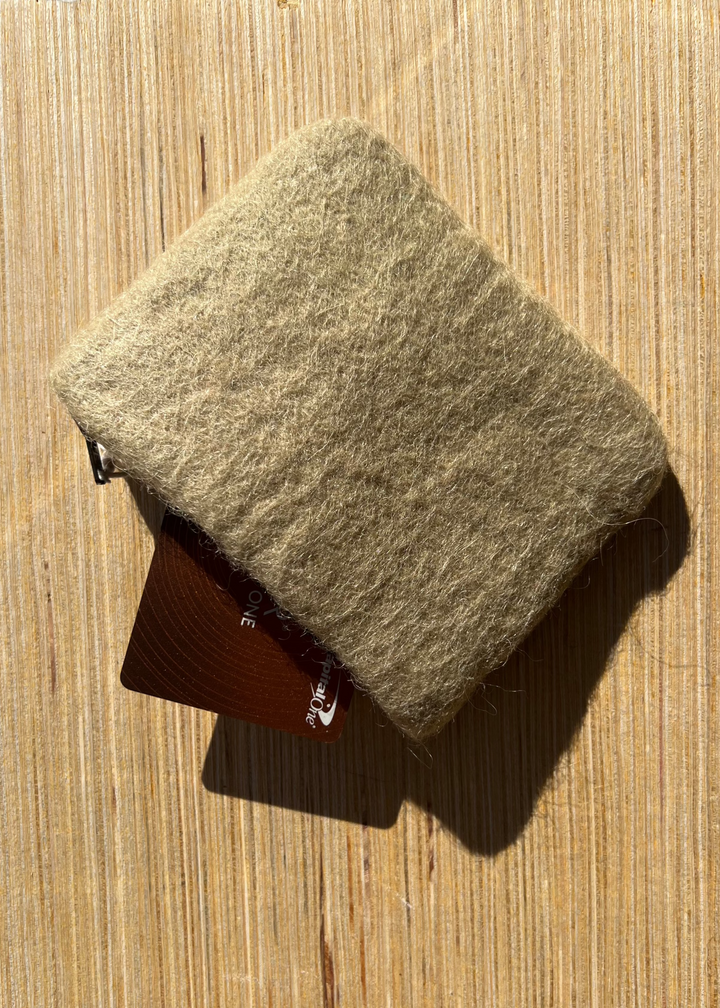 Wool Coin Pouch - Sage