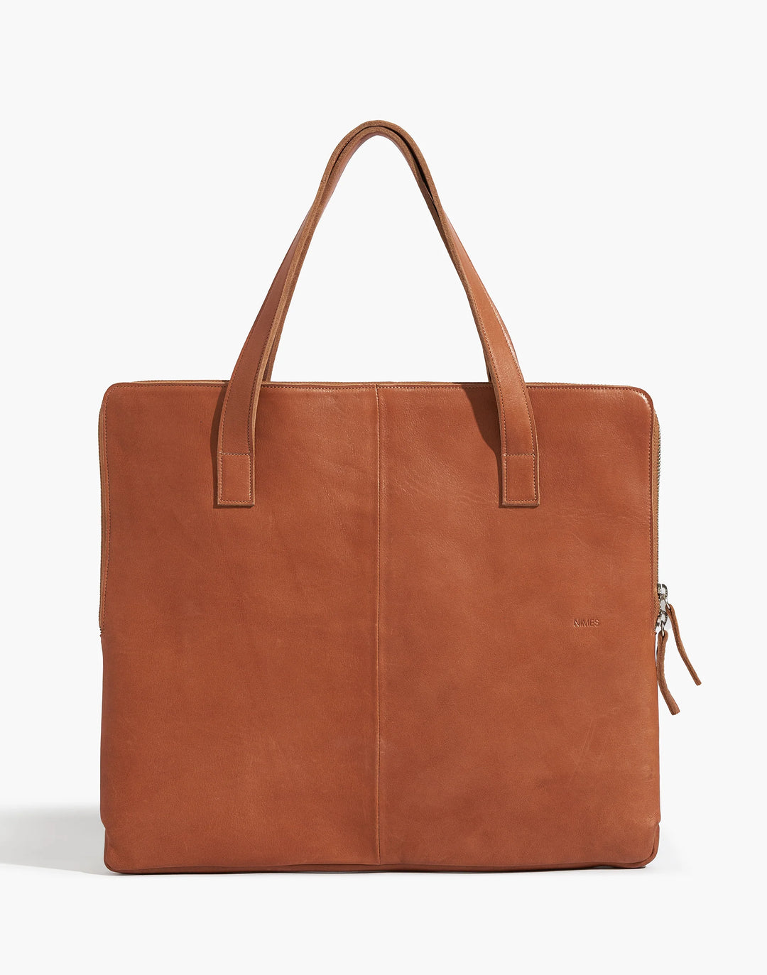 Leather Briefcase - Tobacco