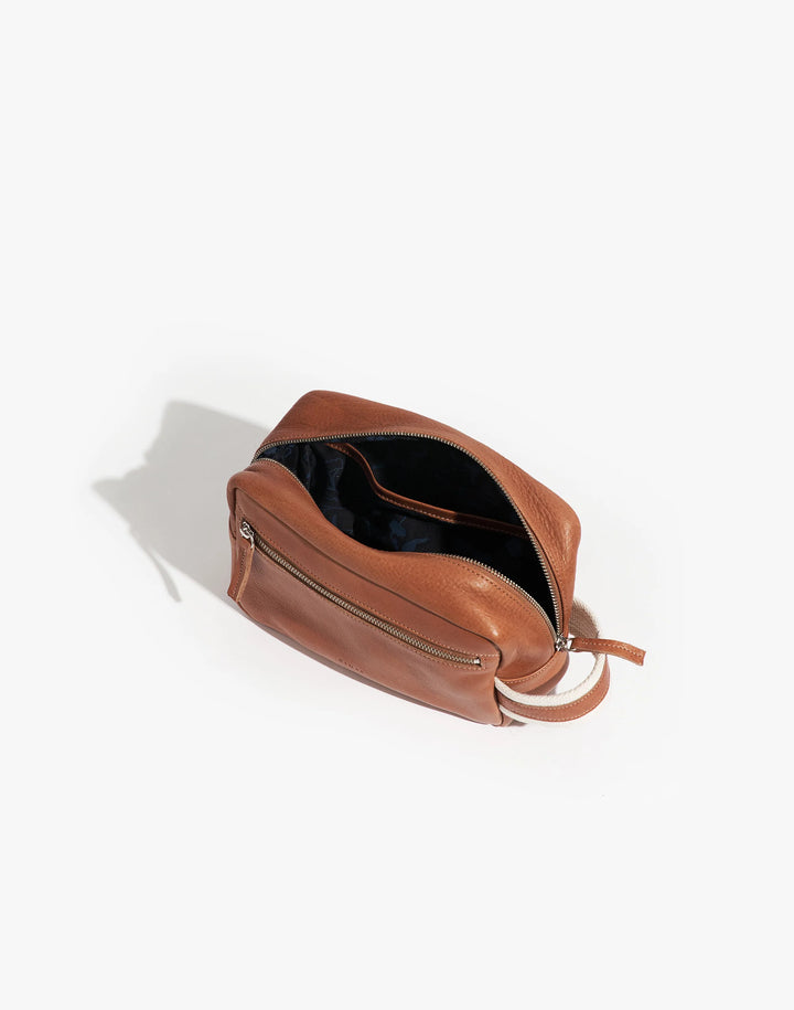 Niceto Toiletry Bag - Tobacco