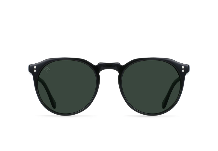 Remmy Sunglasses - Recycled Black/ Green Polarized