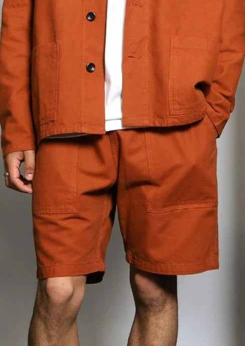 Canvas Chef Shorts - Terracotta