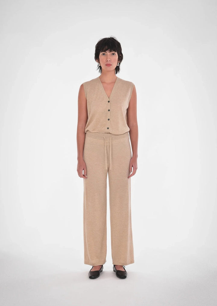 Lora Pant - Oat Melange