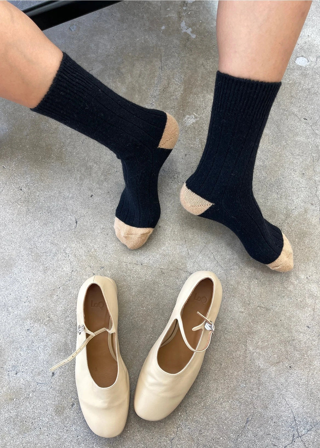 Classic Cashmere Socks - Black