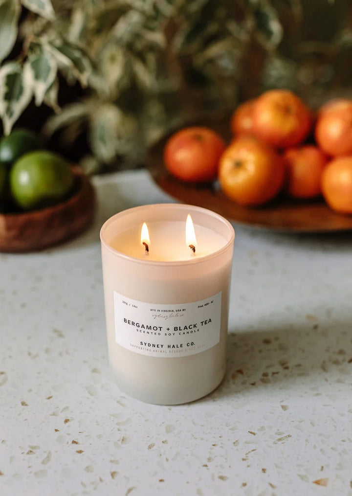 Bergamot + Black Tea 14oz. Candle