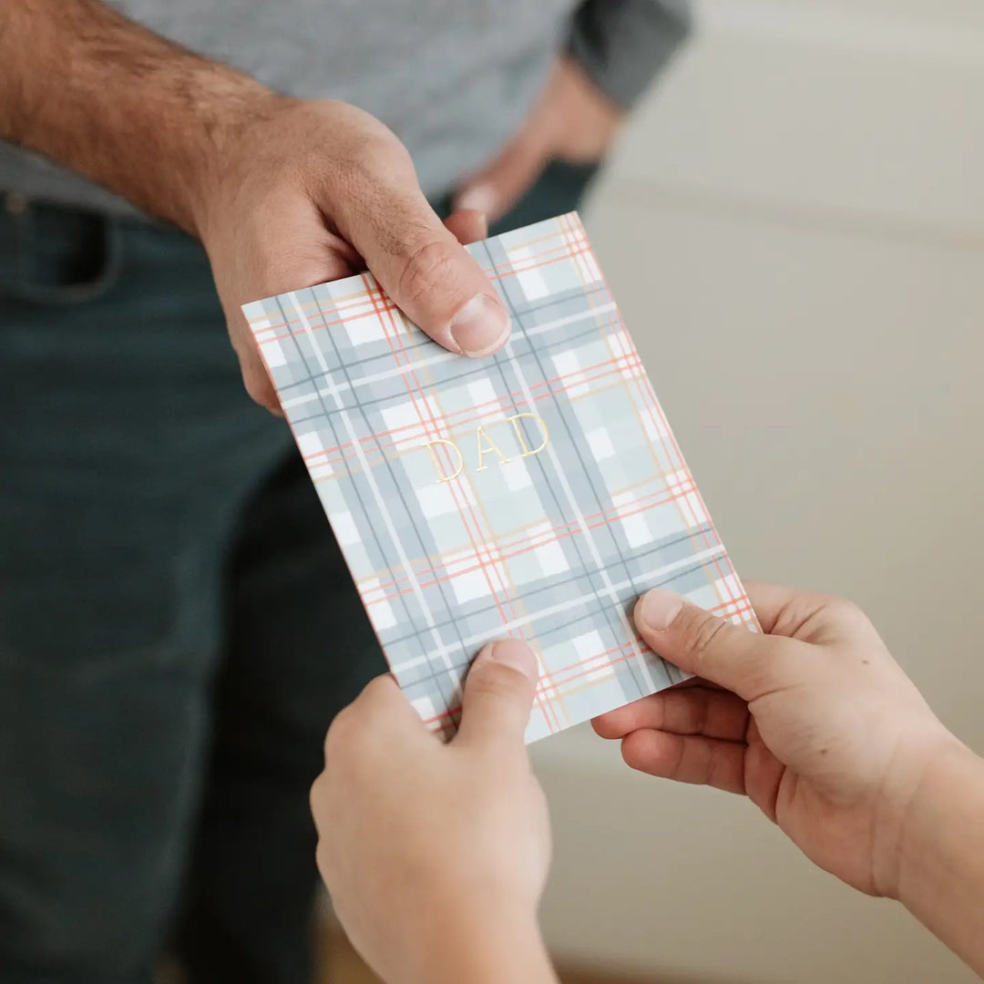 Plaid Dad Card