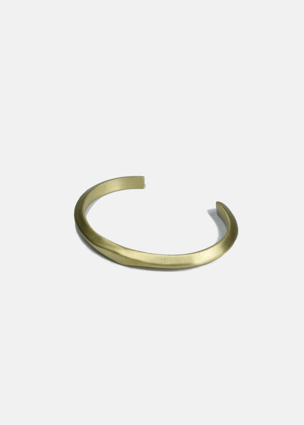 Diamond Flat Top Cuff - Brass