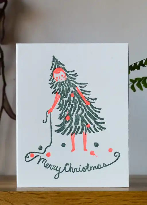 Christmas Girl Card