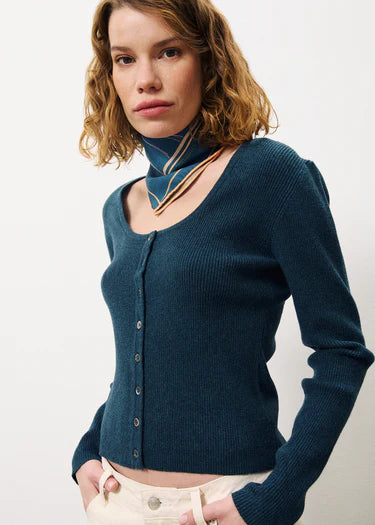 Ainoa Sweater - Blue Petrole