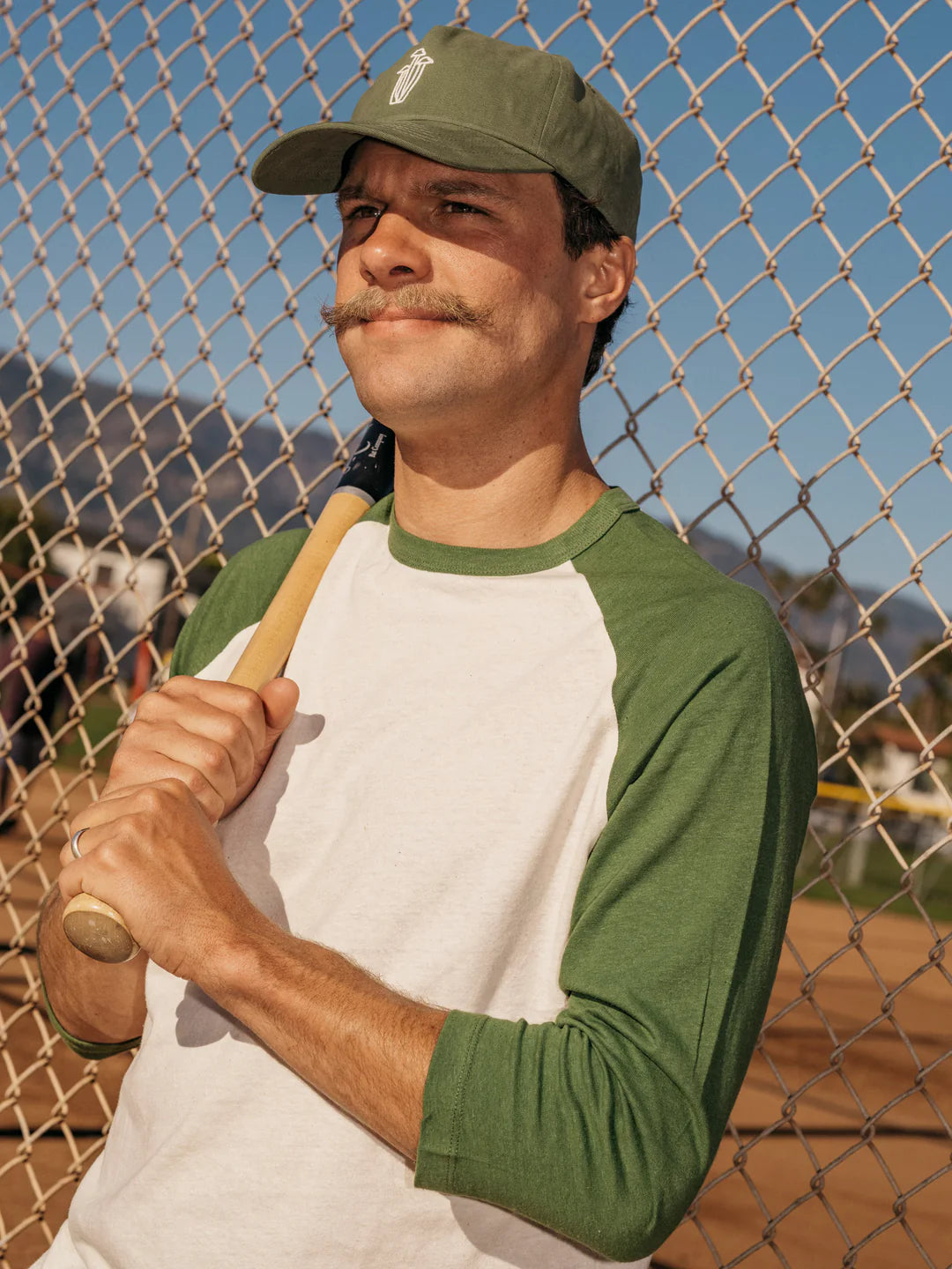 Hemp Baseball Tee - True Green