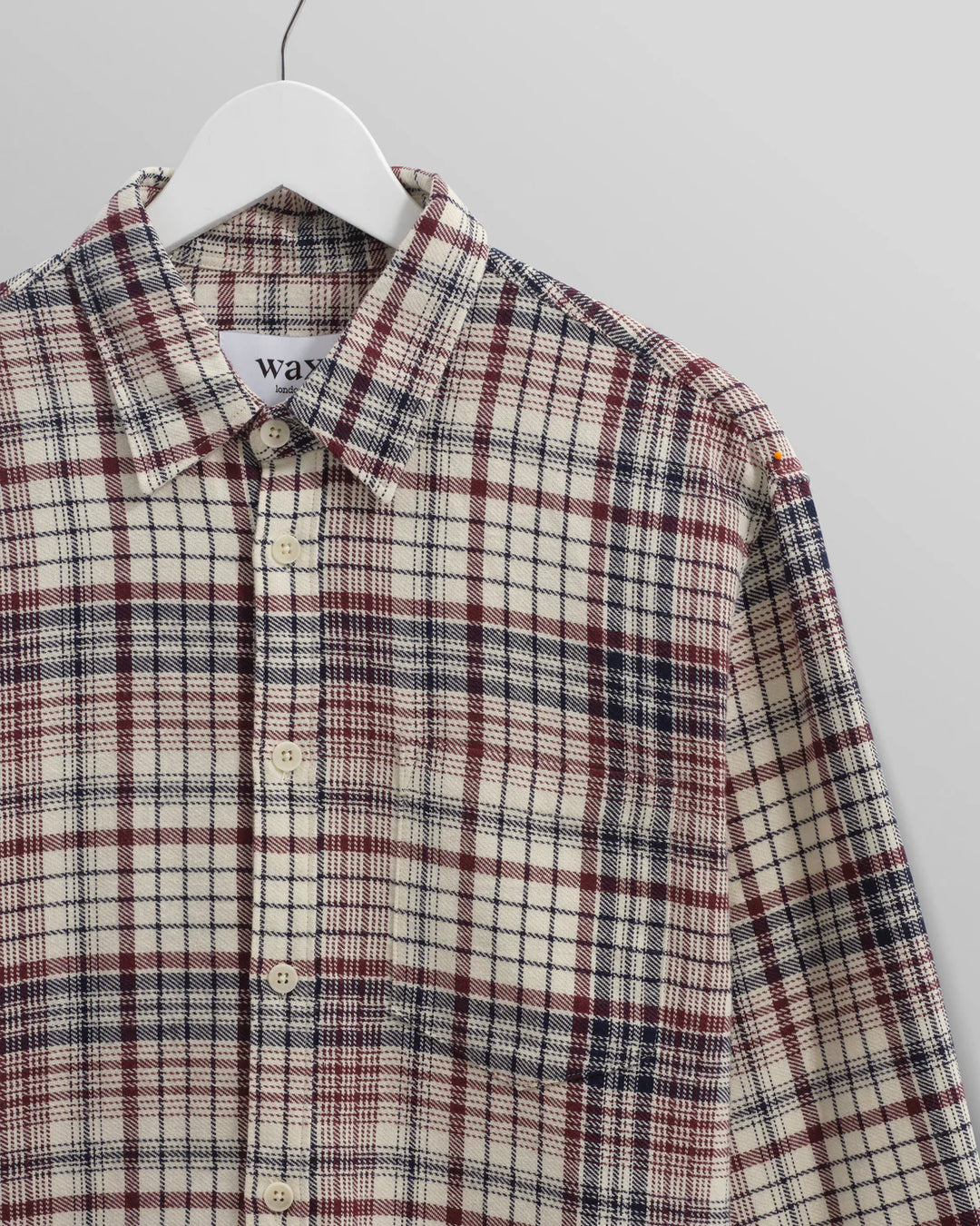 Shelly Flannel Shirt - Navy/ Red