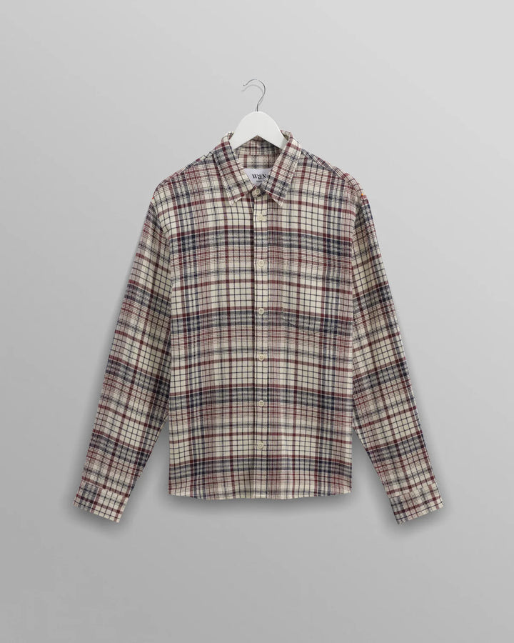 Shelly Flannel Shirt - Navy/ Red