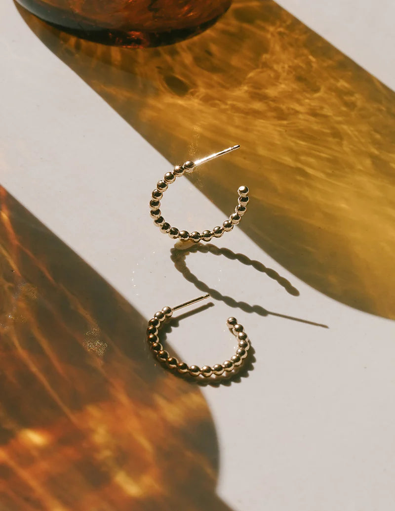 Vesper Hoops - Gold